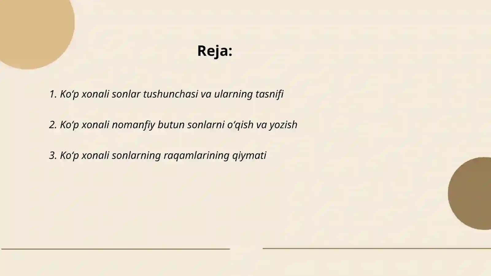 Koʻp xonali nomanfiy butun sonlar ustida arifmetik amallarni oʻrgatish metodikasi 2