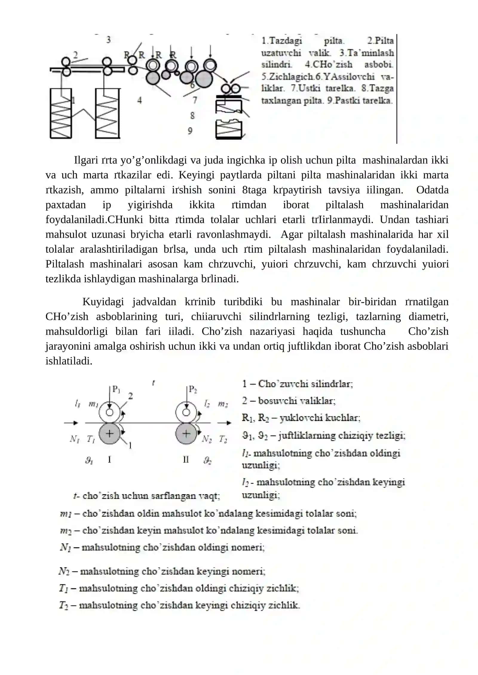 BIR TEKIS PILTA TAYYORLASH. PILTALASH MASHINASI 2