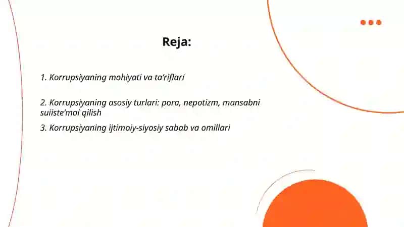 Korrupsiyaning mohiyati va uning oqibatlari 2