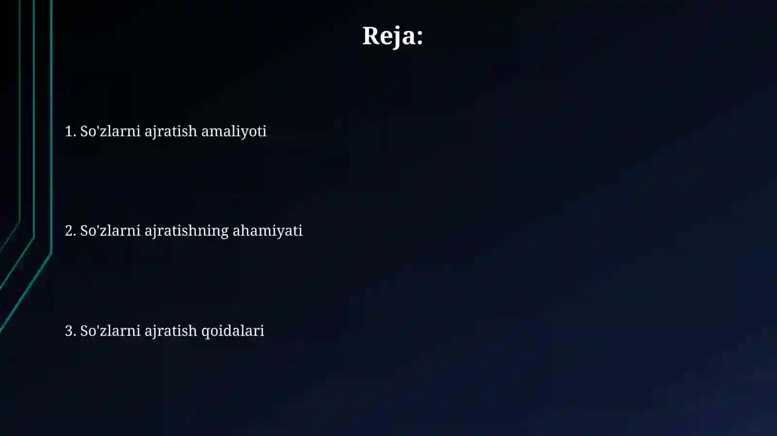 So'zlarni ajratish qoidalari 2
