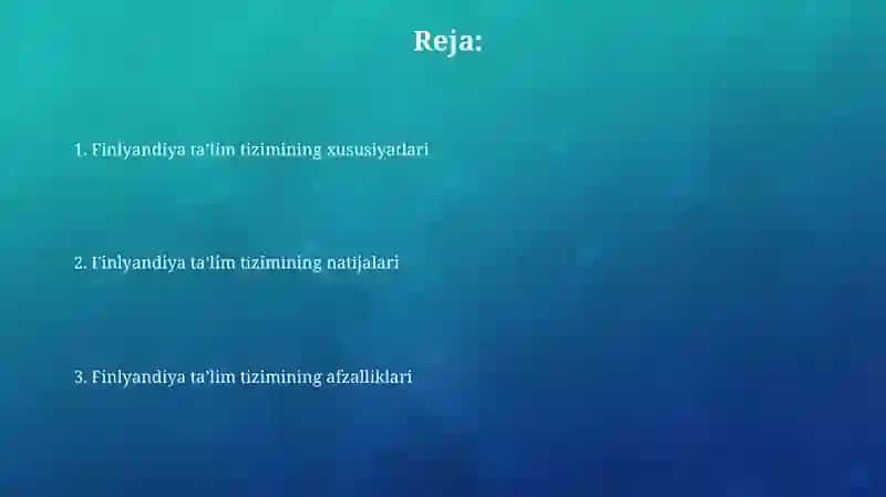 Finlandiya talim tizimi va foydali tomonlari 2