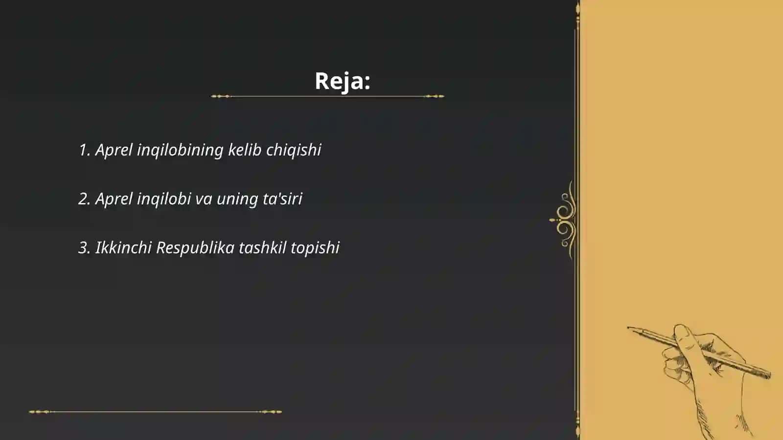 Aprel inqilobi va Ikkinchi Respublika 2