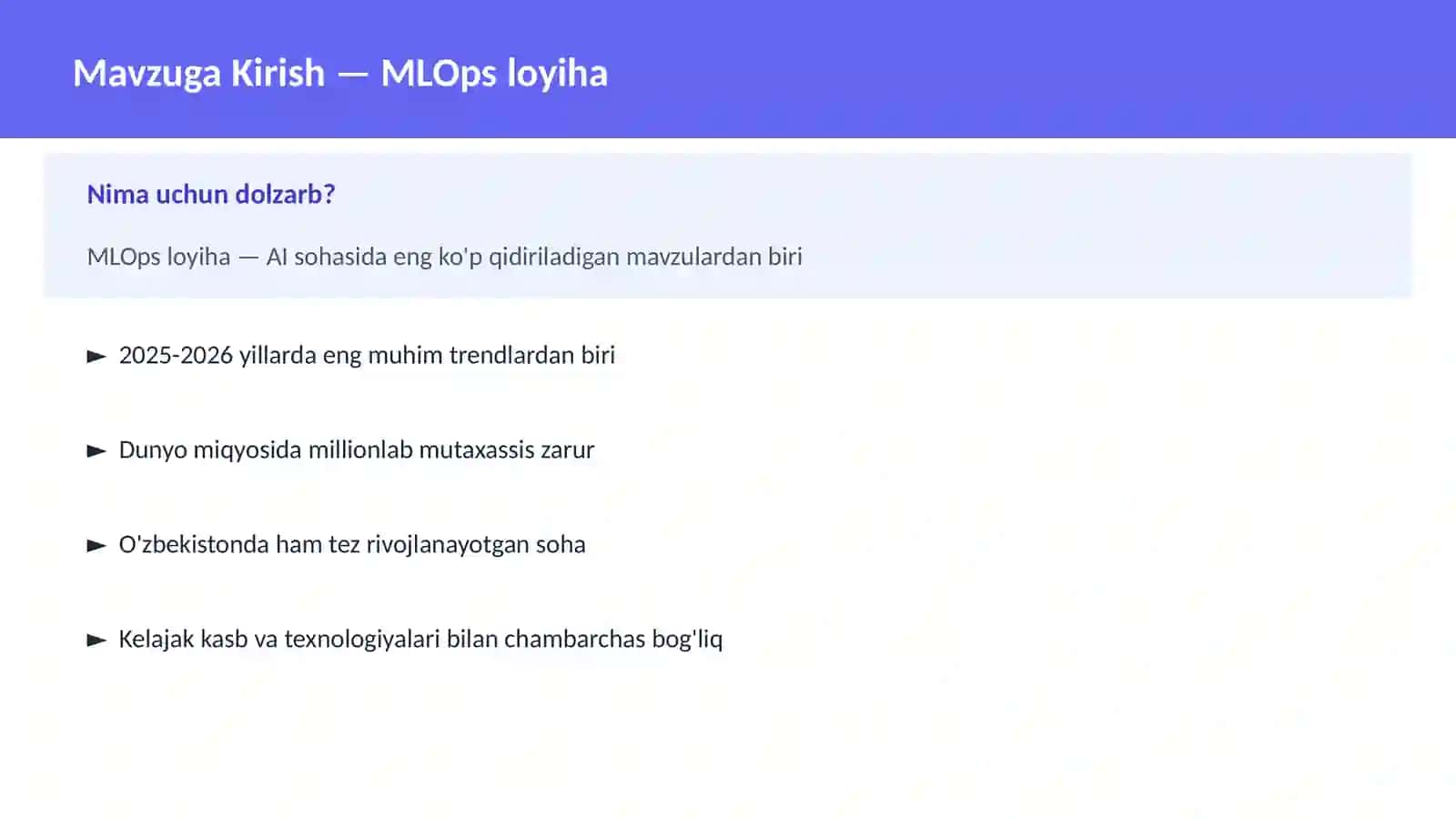 MLOPS VA AI INFRASTRUKTURA 2