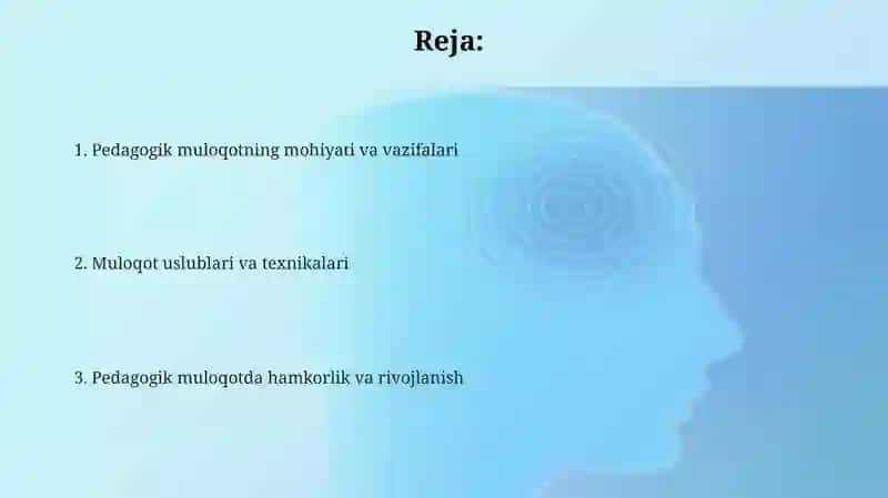 Pedagogika faoliyatida muloqot 2
