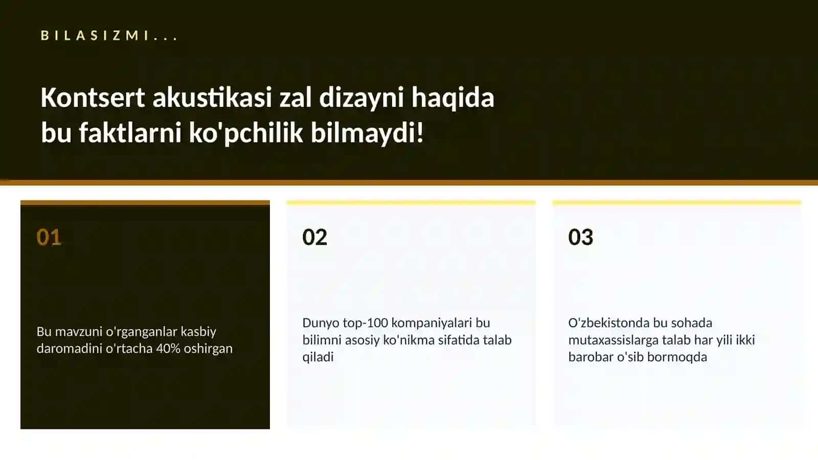 Kontsert akustikasi zal dizayni 2