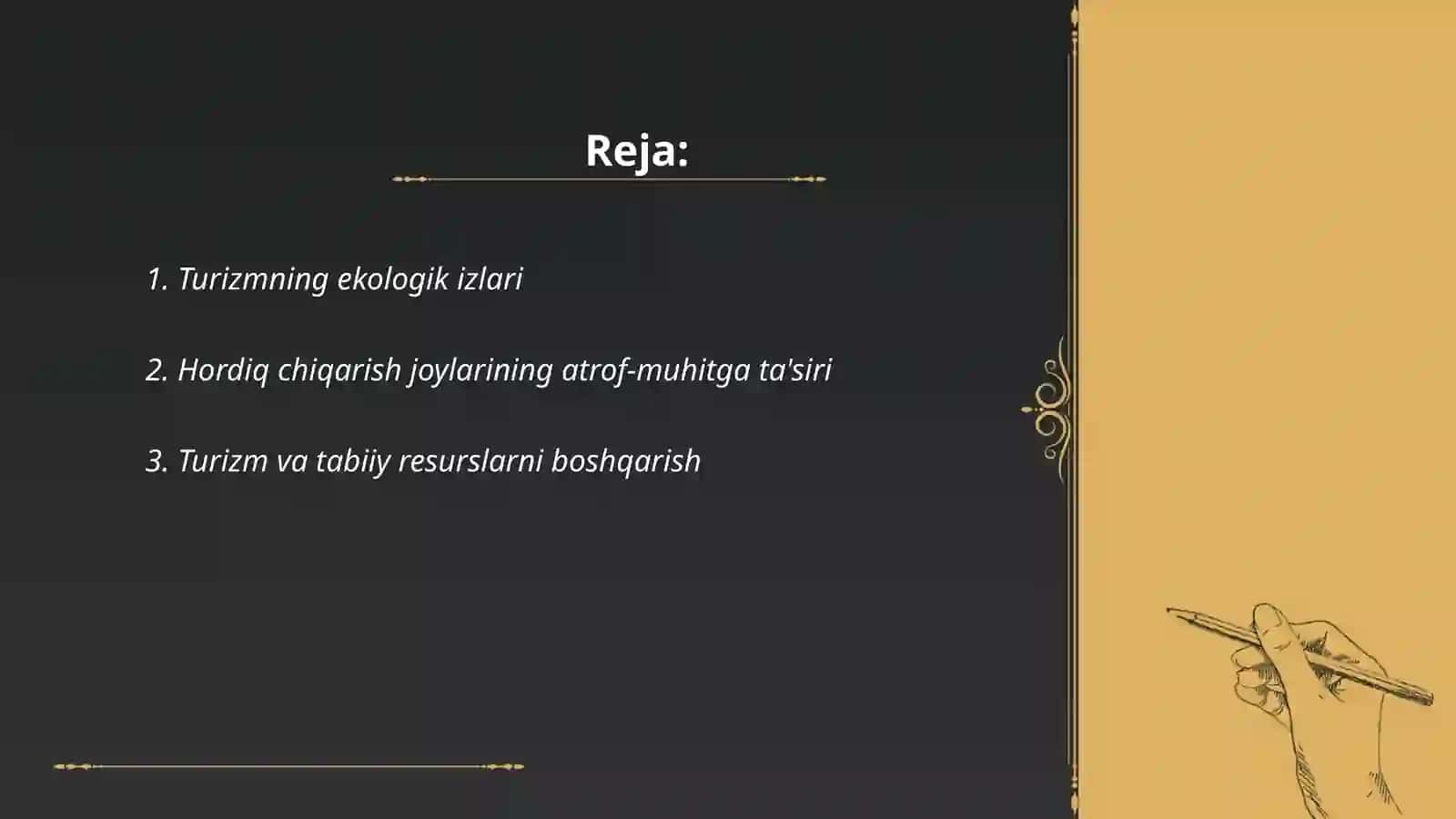 Turizmning atrof-muhit va mahalliy jamoalarga aloqasi 2