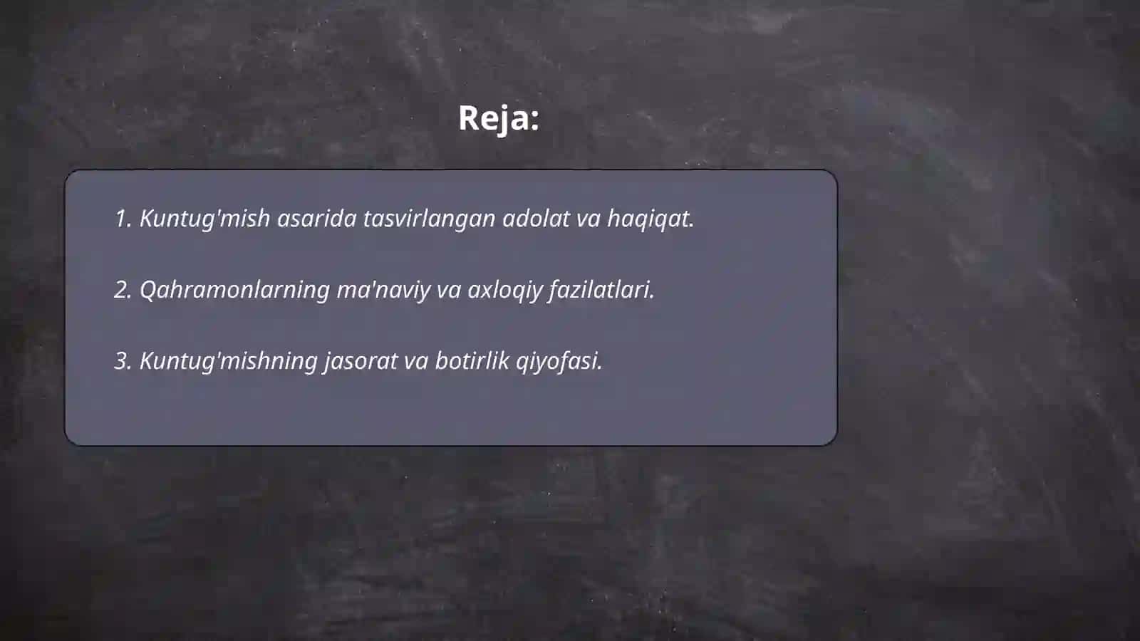 Kuntug'mish dostonidagi badiiy san'atlar 2