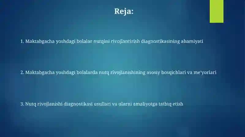 Maktabgacha yoshdagi bolalar nutqinirivojlanishidiagnostikasi 2