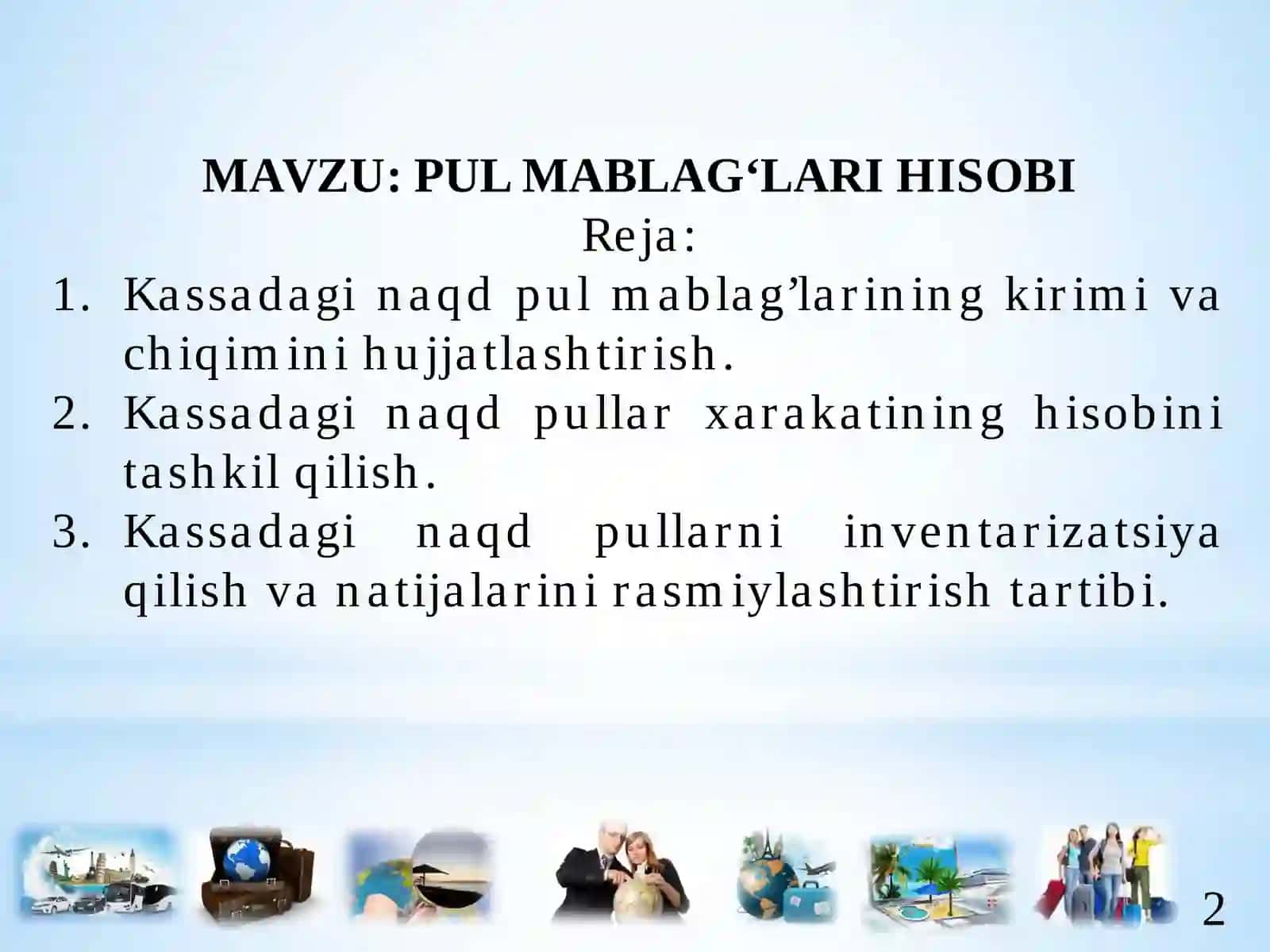 PUL MABLAG‘LARIHISOBI 2