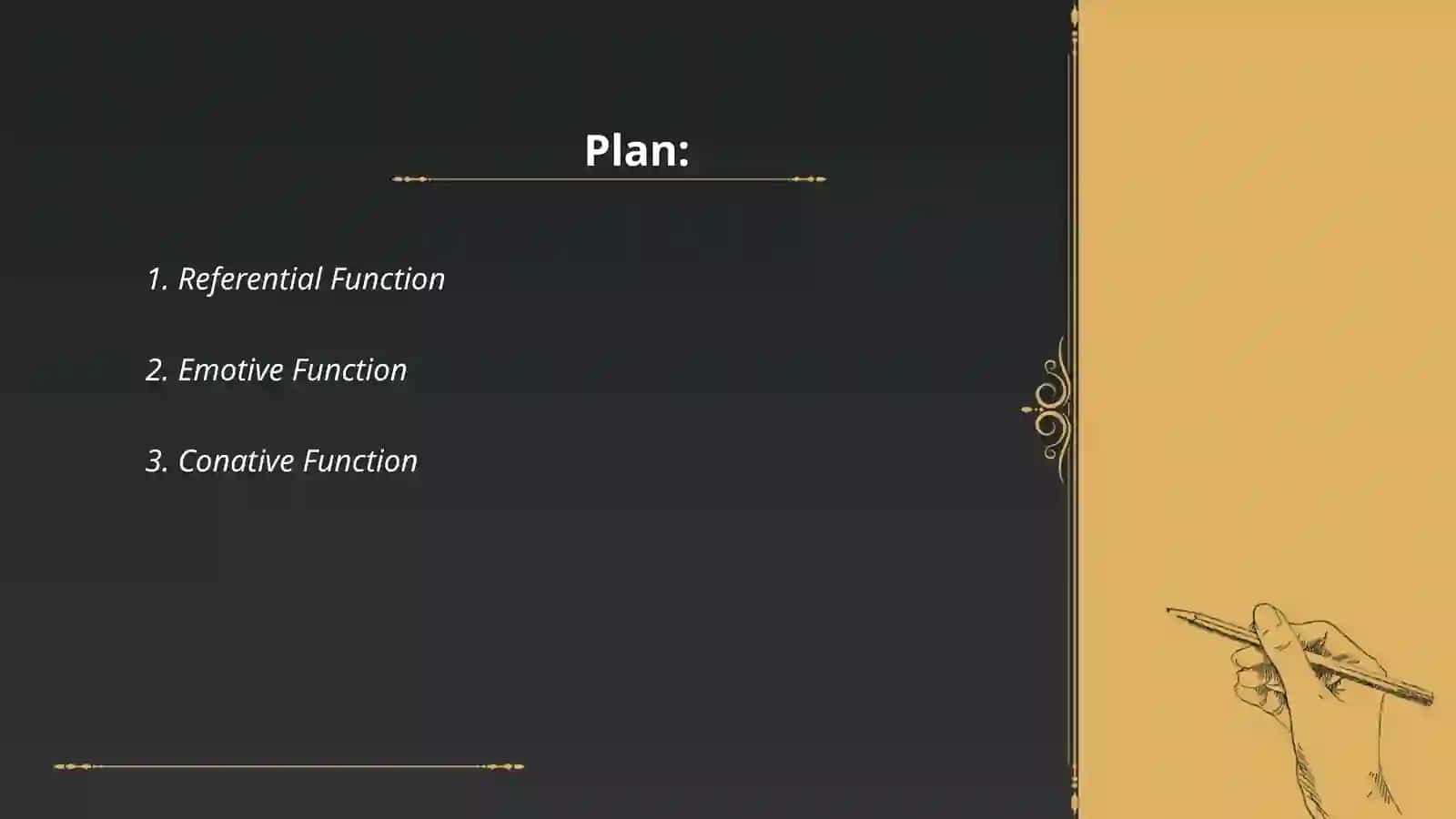 The functions of speech 2