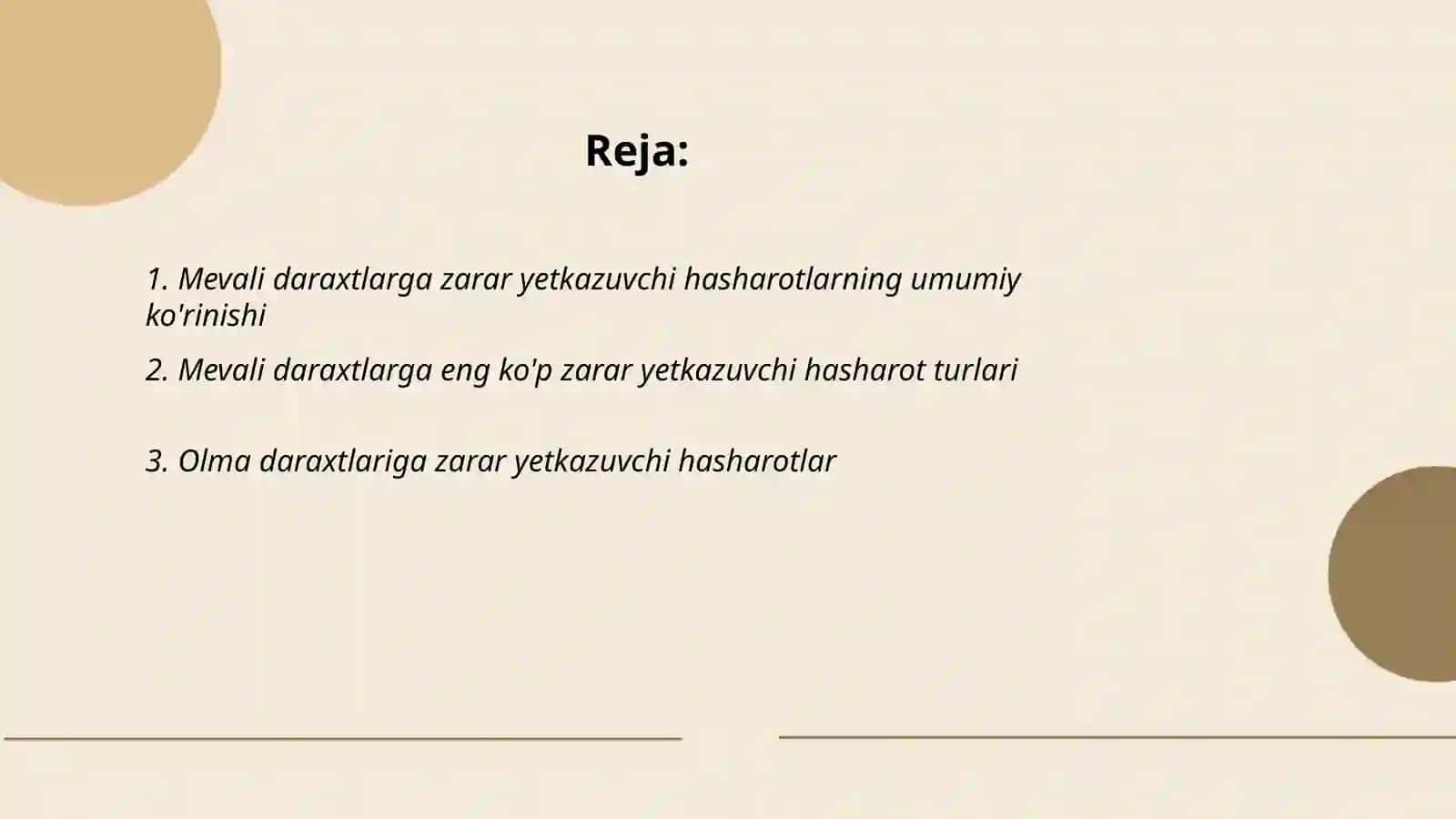 Mevali daraxtlarga zarar yetkazuvchi hasharotlar videorolik tayyorlash 2