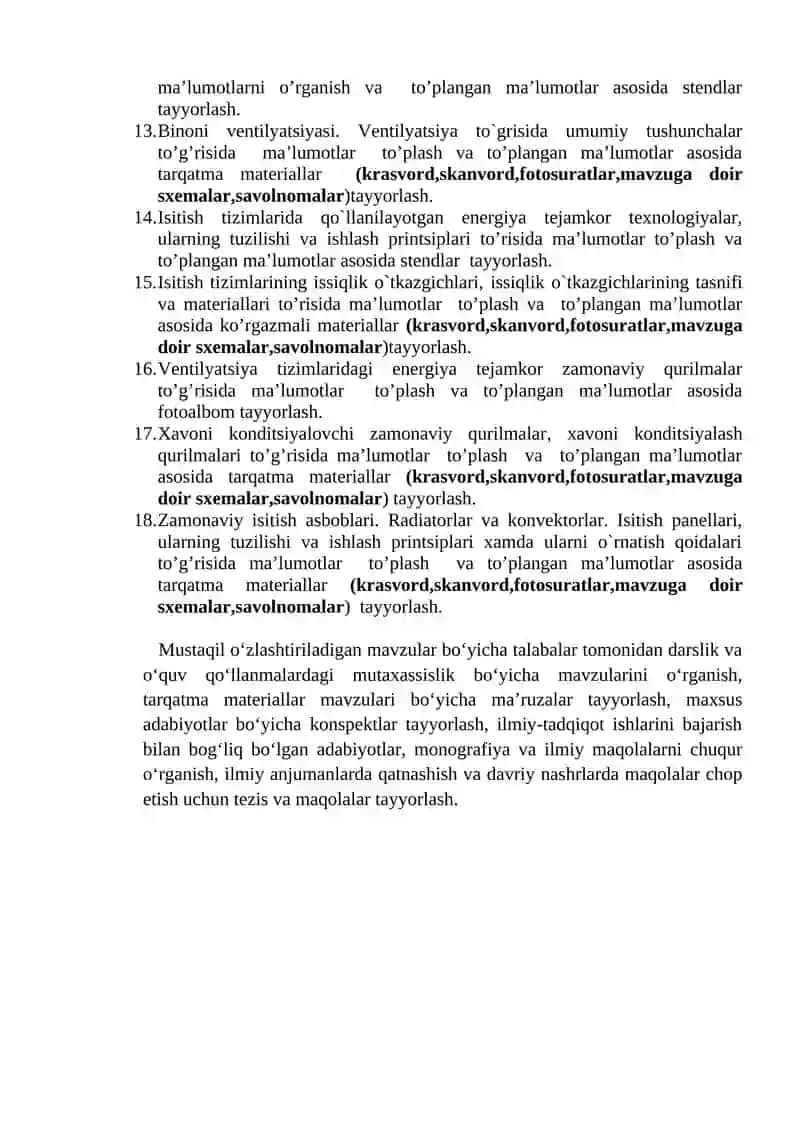 Sovuq suv tizimlari va ularning qurilishi haqida topshiriq 2