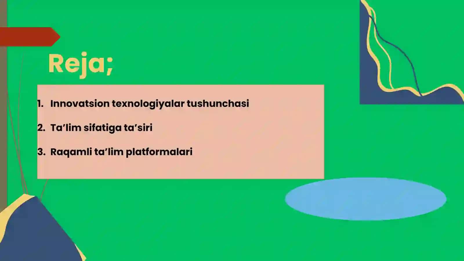 Innovatsion texnologiyalar ta'lim sifatini oshirish manbai sifatida 2