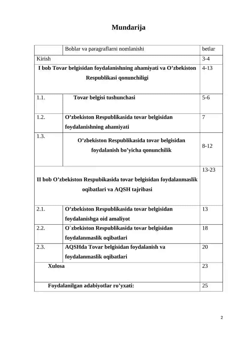 O’zbekiston Respublikasi qonunchiligi 2