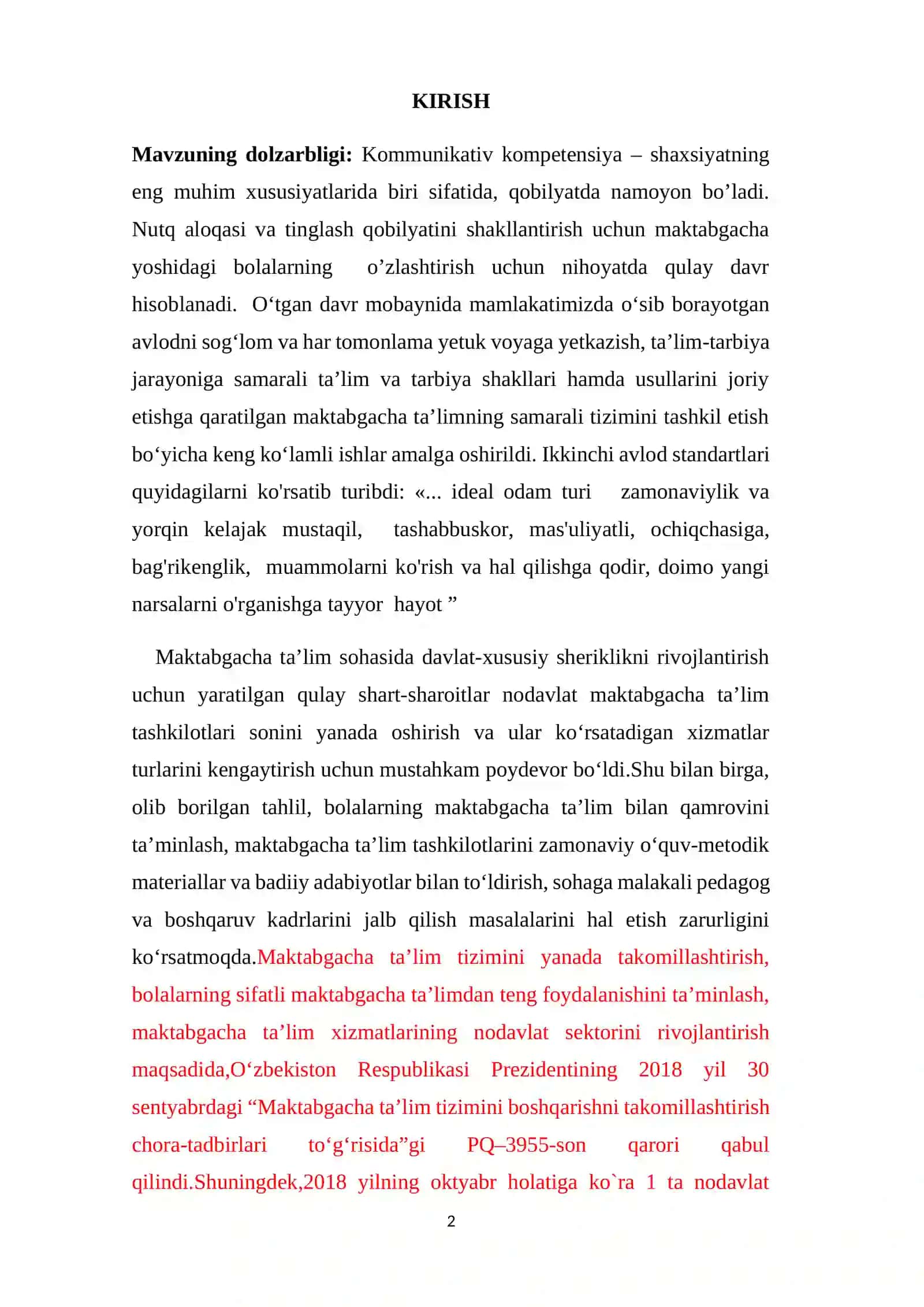 Maktabgacha yoshdagi katta guruh tarbiyalanuvchilari bilan kommunikativ kompetentsiyalarni shakllantirish 2