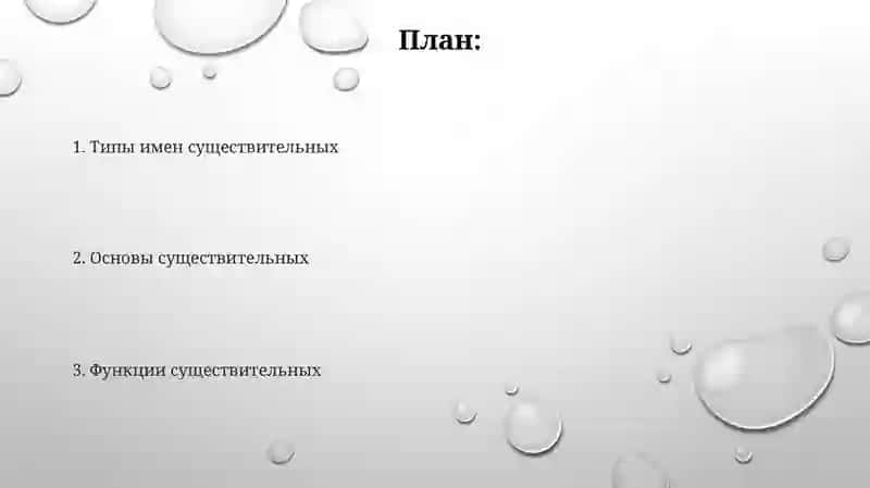 Типы имен существительных 2