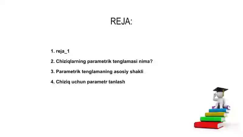 Chiziqlarning parametrik tenglamasi 2