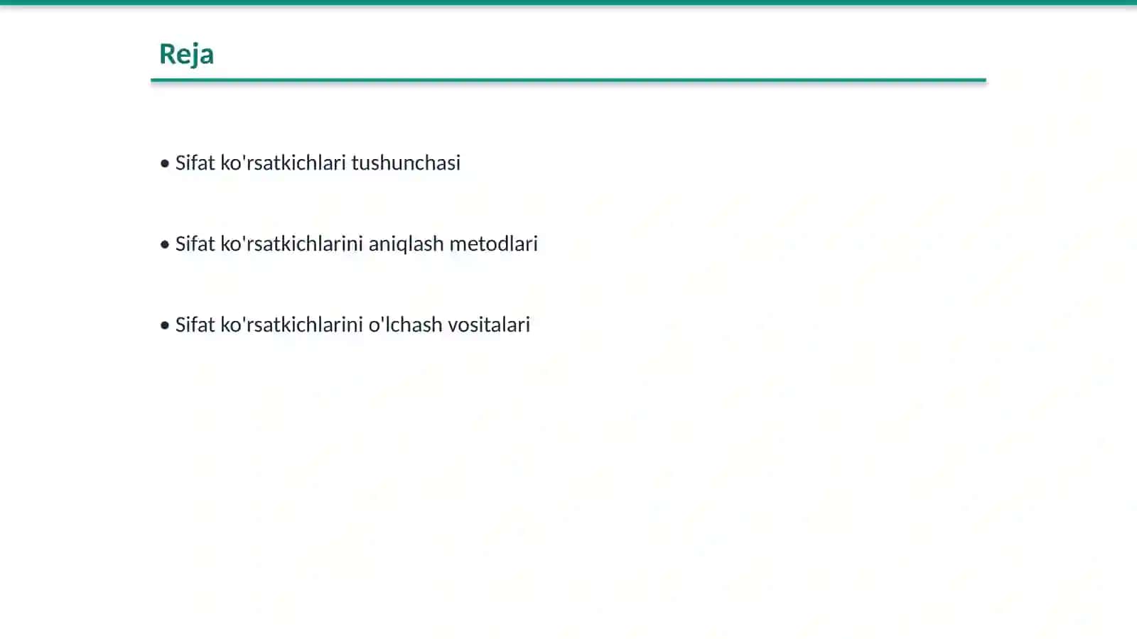 Sifat koʻrsatkichlarini aniqlash usullari 2