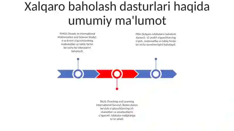 Timss Pisa Agma Talis Xalqaro Baxolash Dasturlariga Doir Testlar Bilan Tanishtirish 2