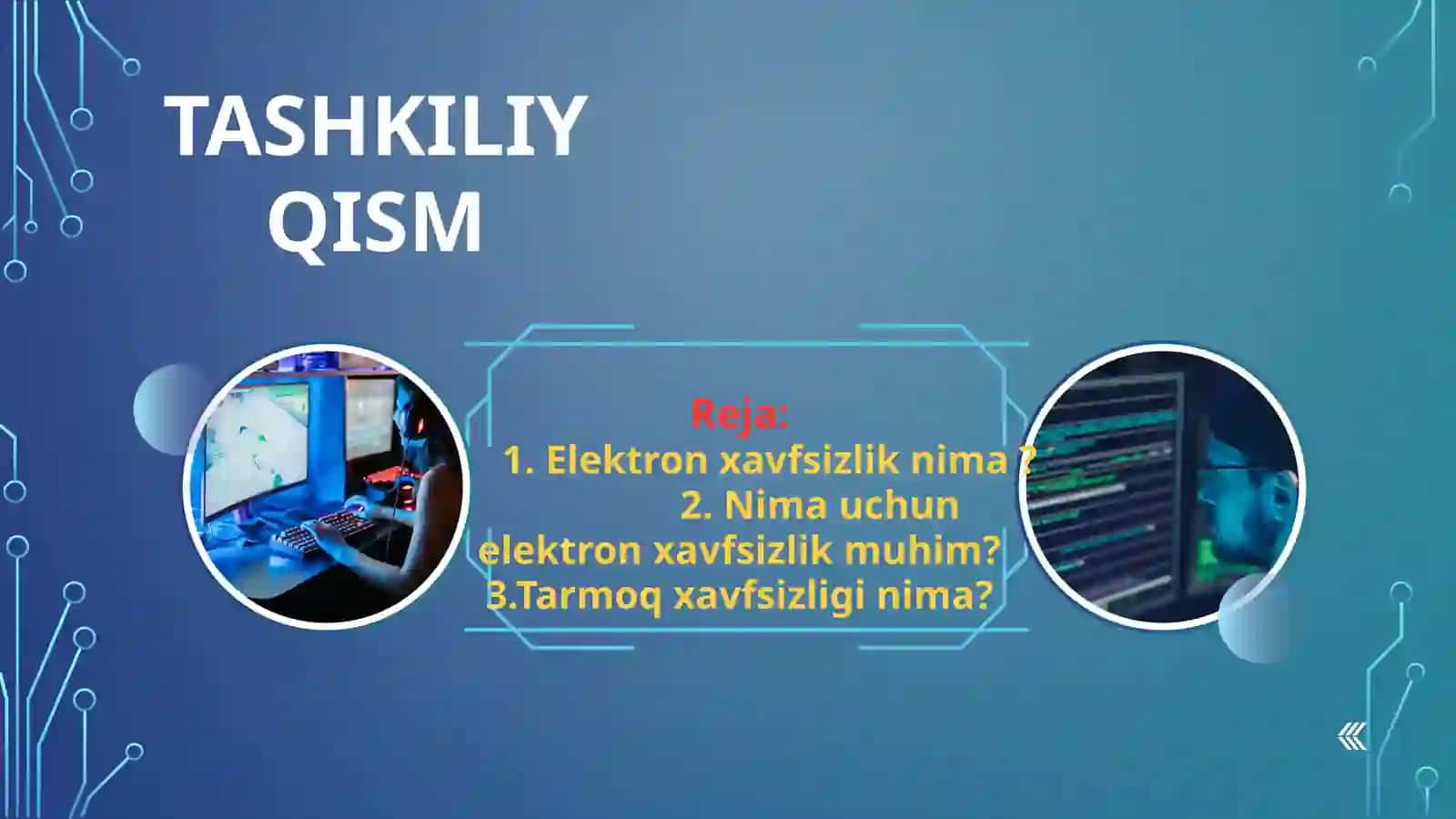 ELEKTRON XAVFSIZLIK 2