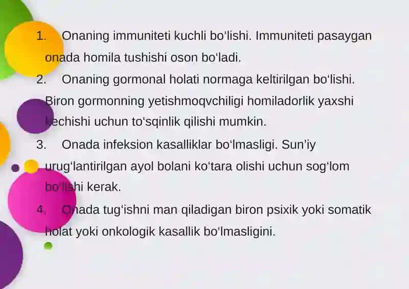 Sun’iy urug‘lantirish 2