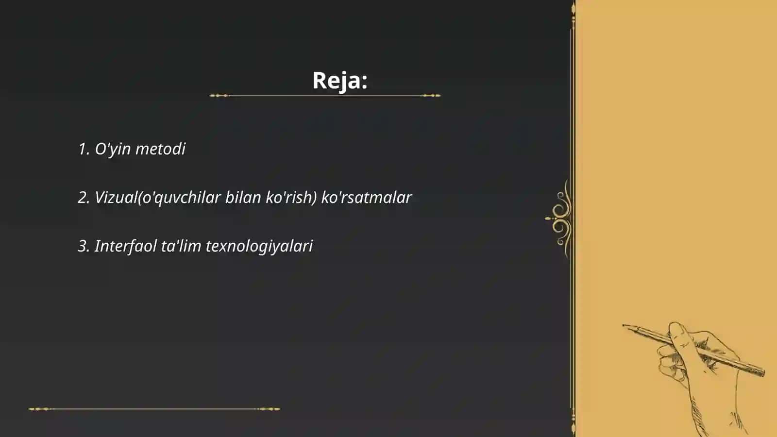 Boshlangʻich sinflarda taʼlim metodlari va vositalari 2