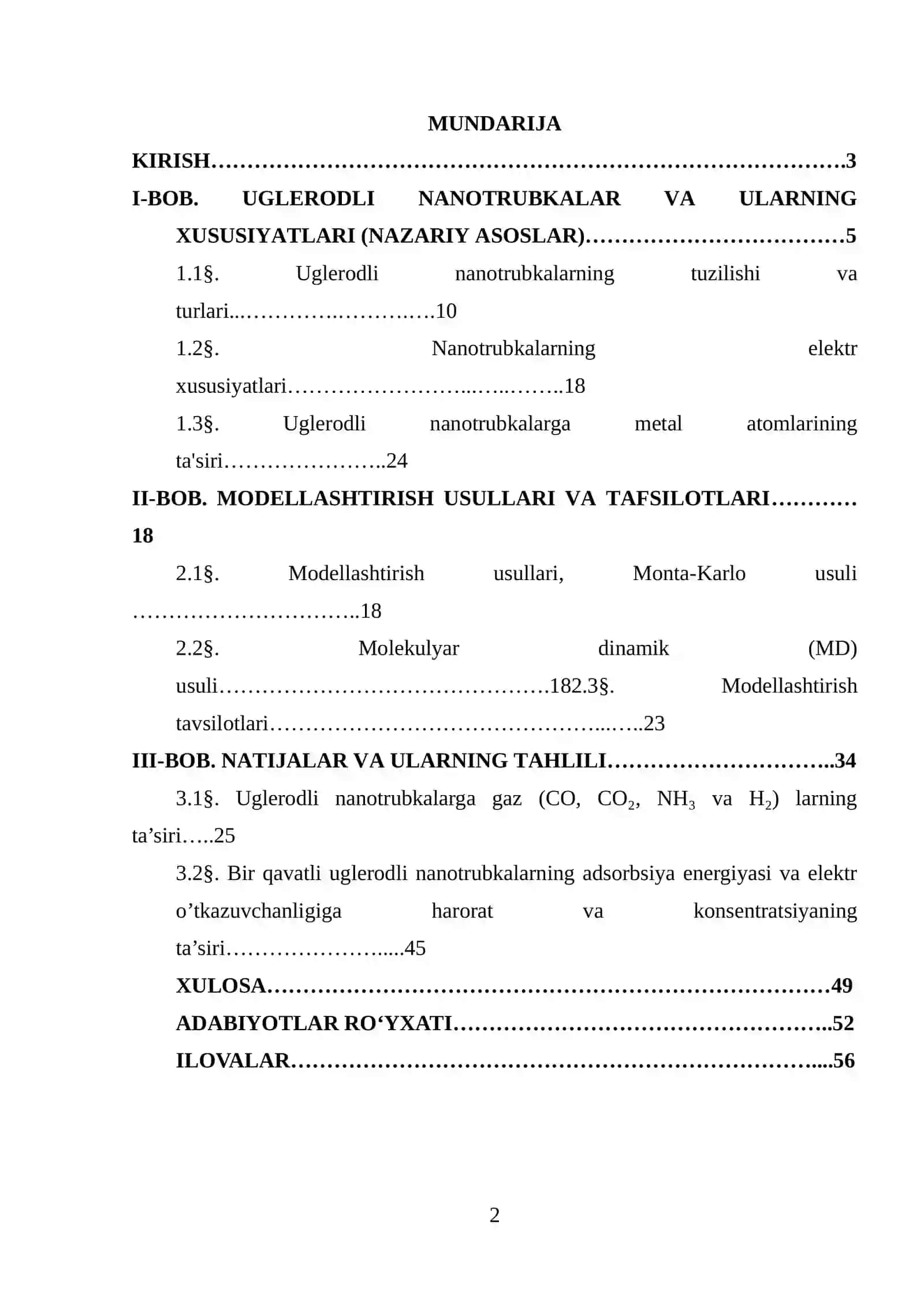 BIR QAVATLI UGLERODLI NANOTRUBKALARGA KIRITILGAN PLATINA ATOMLARINING ELEKTR XUSUSIYATLARINI UNING KONSENTRATSIYASI VA HARORATIGA BOG’LIQLIGINI O’RGANISH. 2