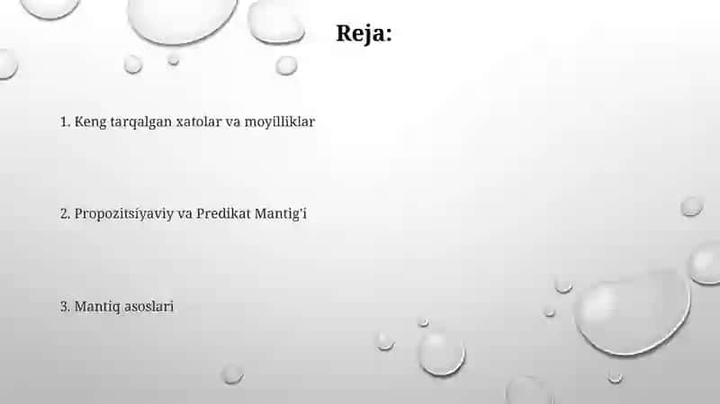 Tafakkurning mantiqiy tarkibi va shakllari 2