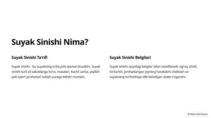 Suyak Sinishlarda Zamonaviy Davolash Usullari 2