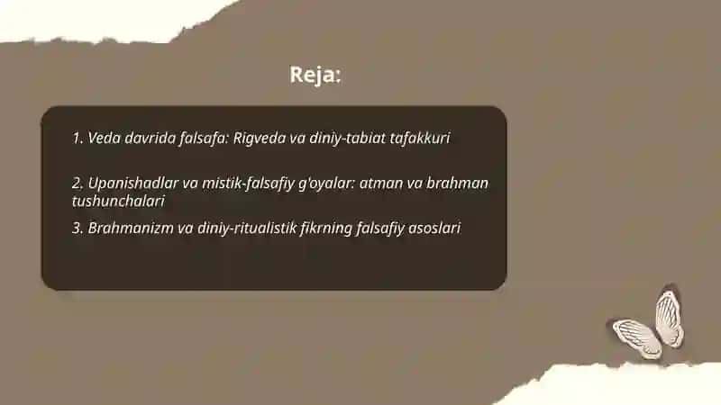 Qadimgi Hindistonda falsafaning shakillanishi 2