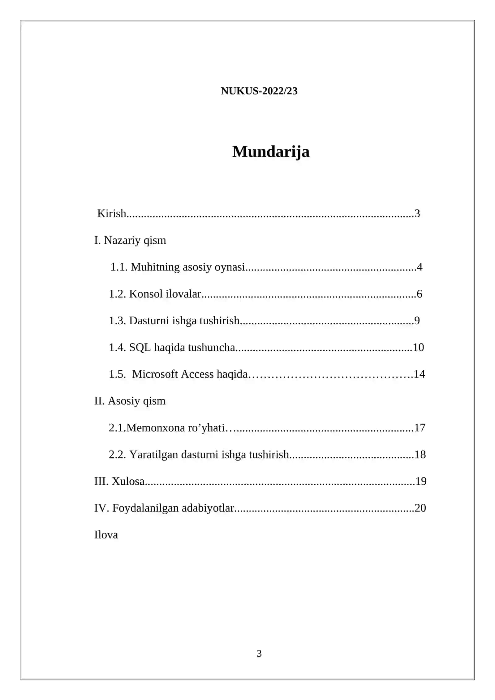 Mehmonxona tizimi 2