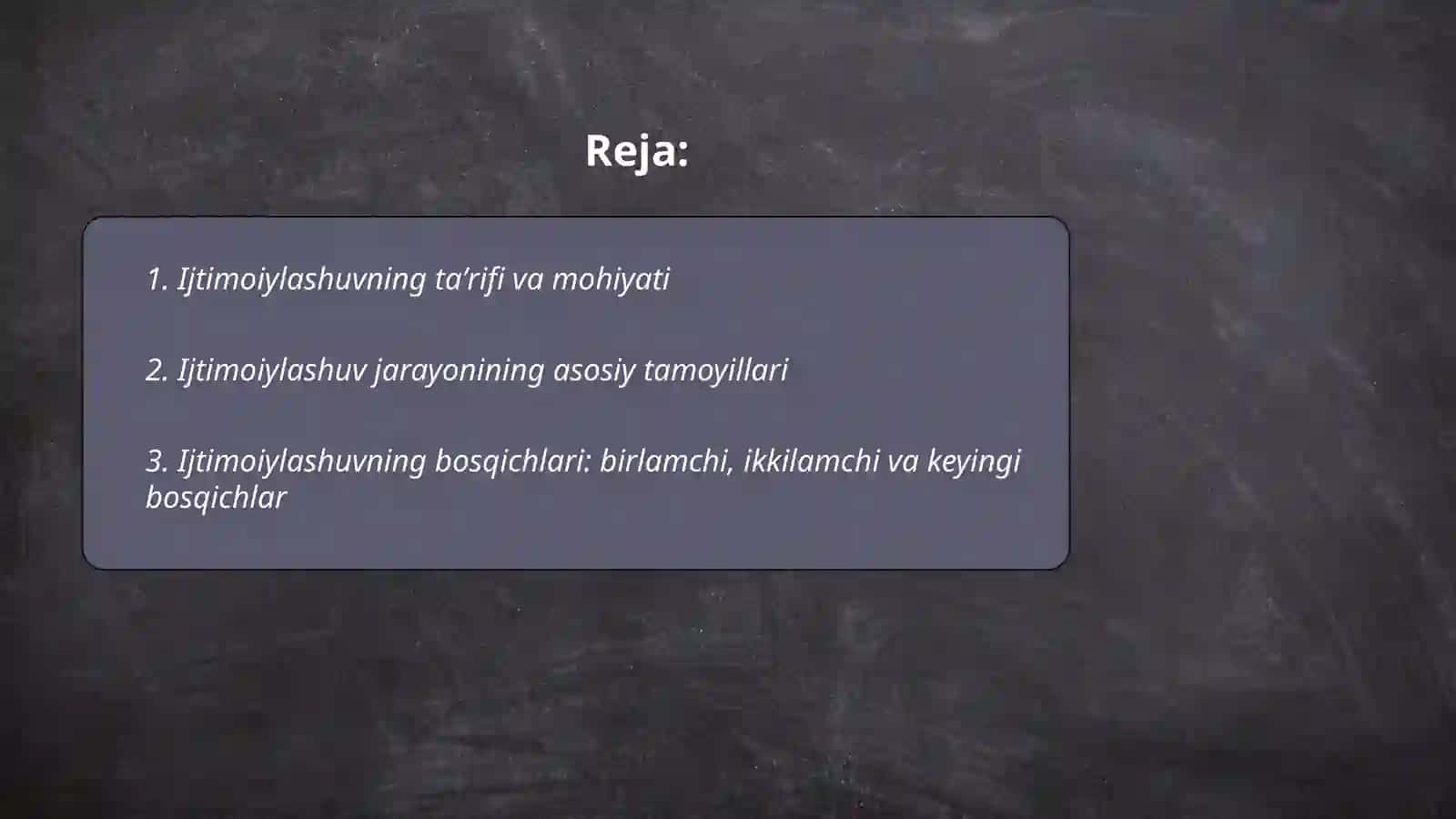 Shaxsning ijtimoiylashuvi jarayoni va uning bosqichlari 2