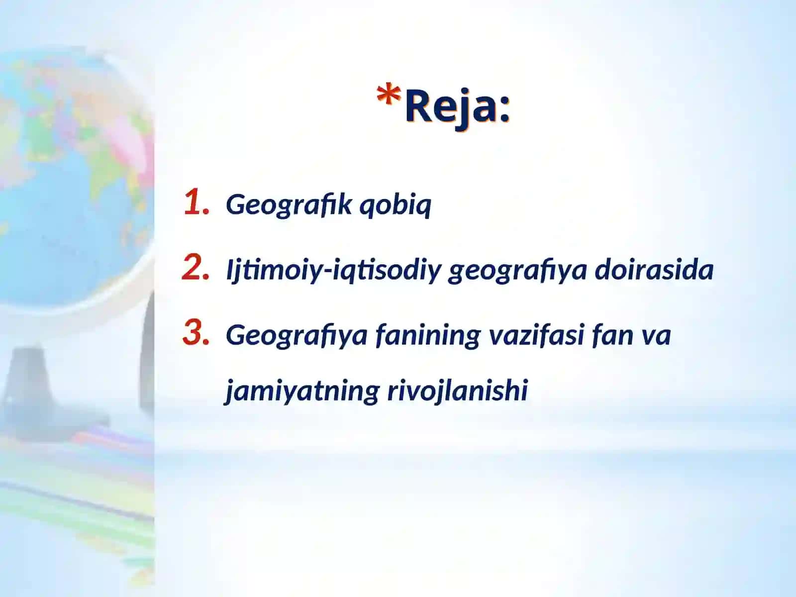 Geografiya fanlari tizimi haqida tushuncha 2