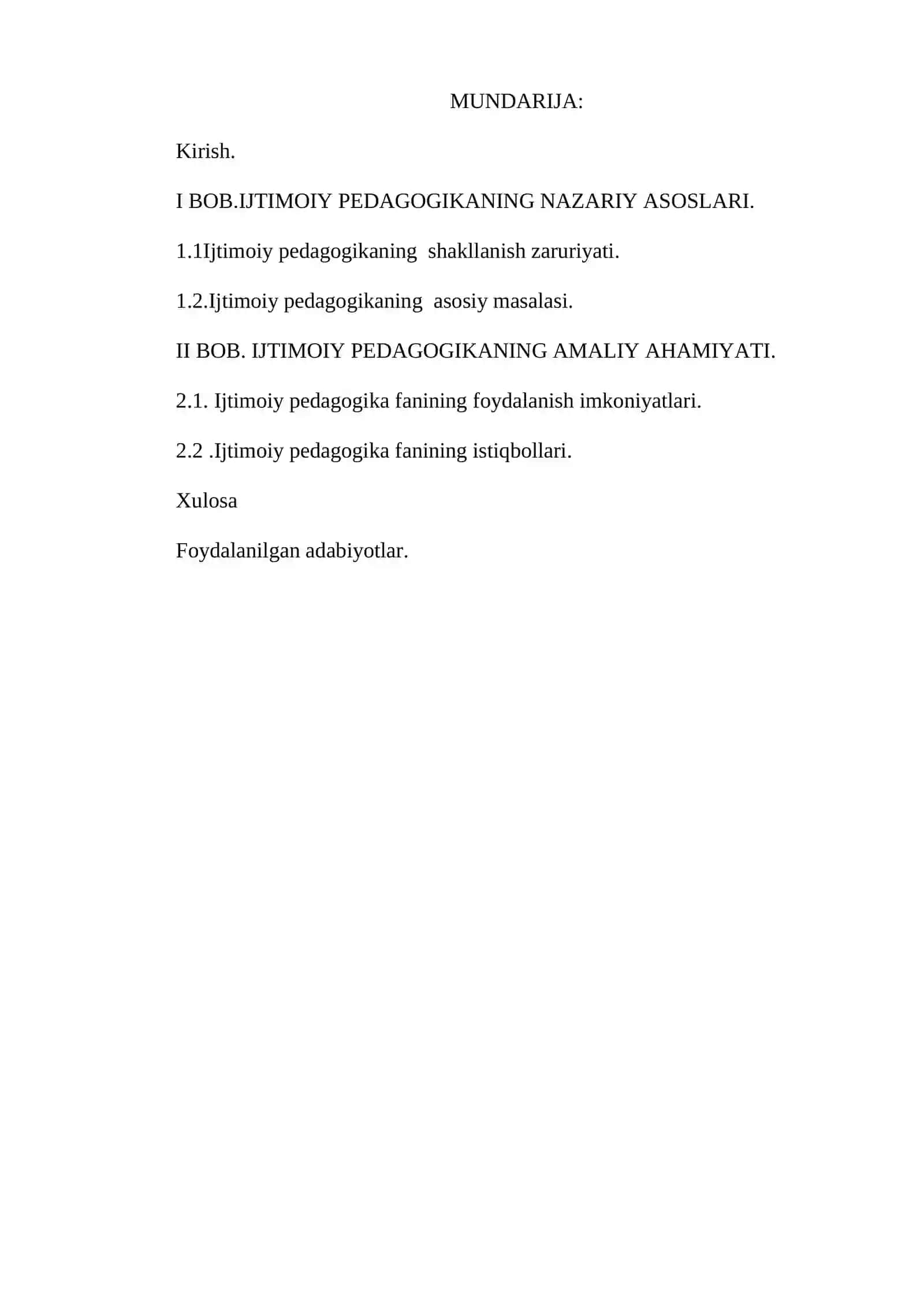 Ijtimoiy pedagogning kasbiy faoliyati vositalari. Ijtimoiy faoliyatning asosiy yo'nalishlari 2