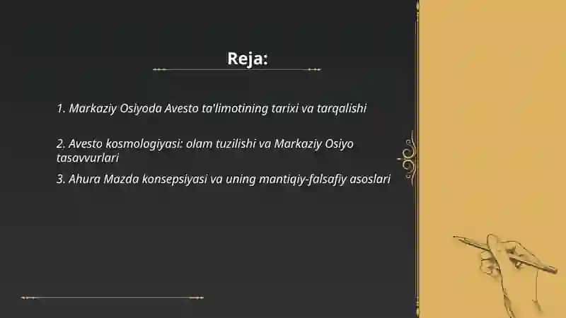 Markaziy osiyoda Avesto ta'limotidagi falsafiy fikrlar 2