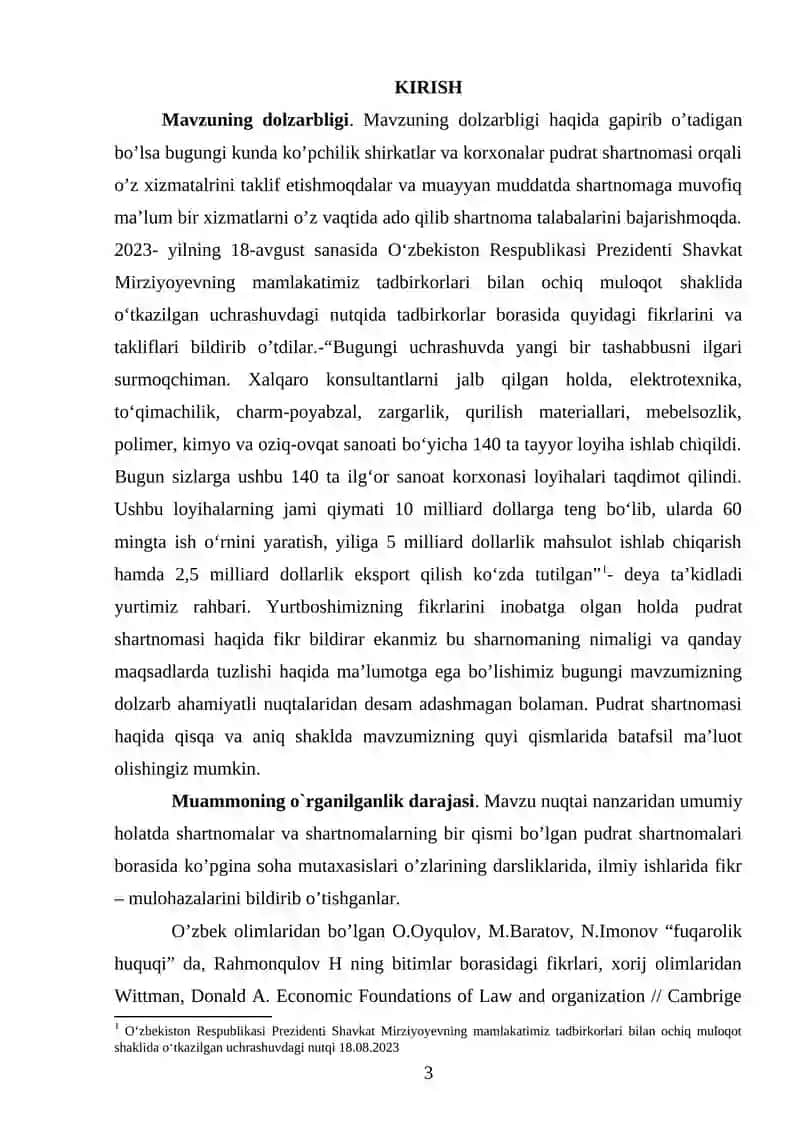 PUDRAT SHARTNOMASI TO'G'RISIDA UMUMIY-HUQUQIY QOIDALAR 2