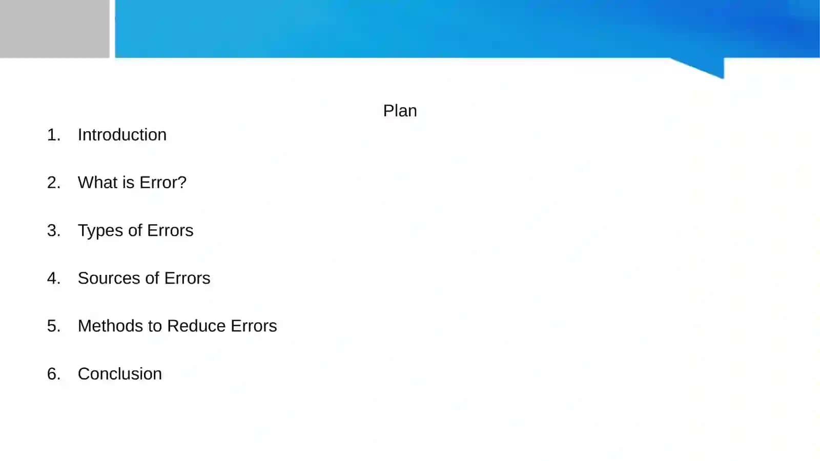 What is error and sources of errors 2