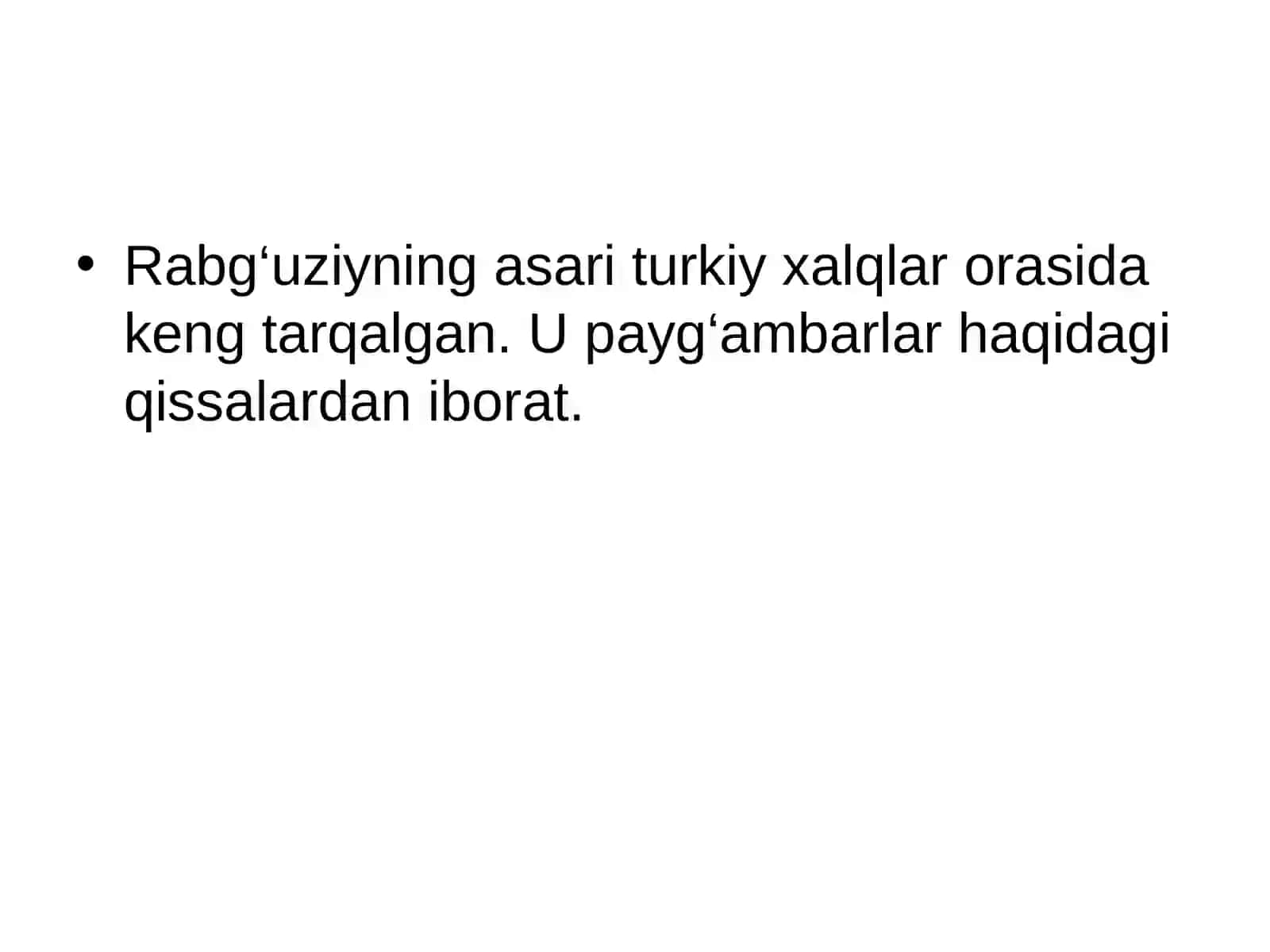 Qisasi Rabg‘uziy 2