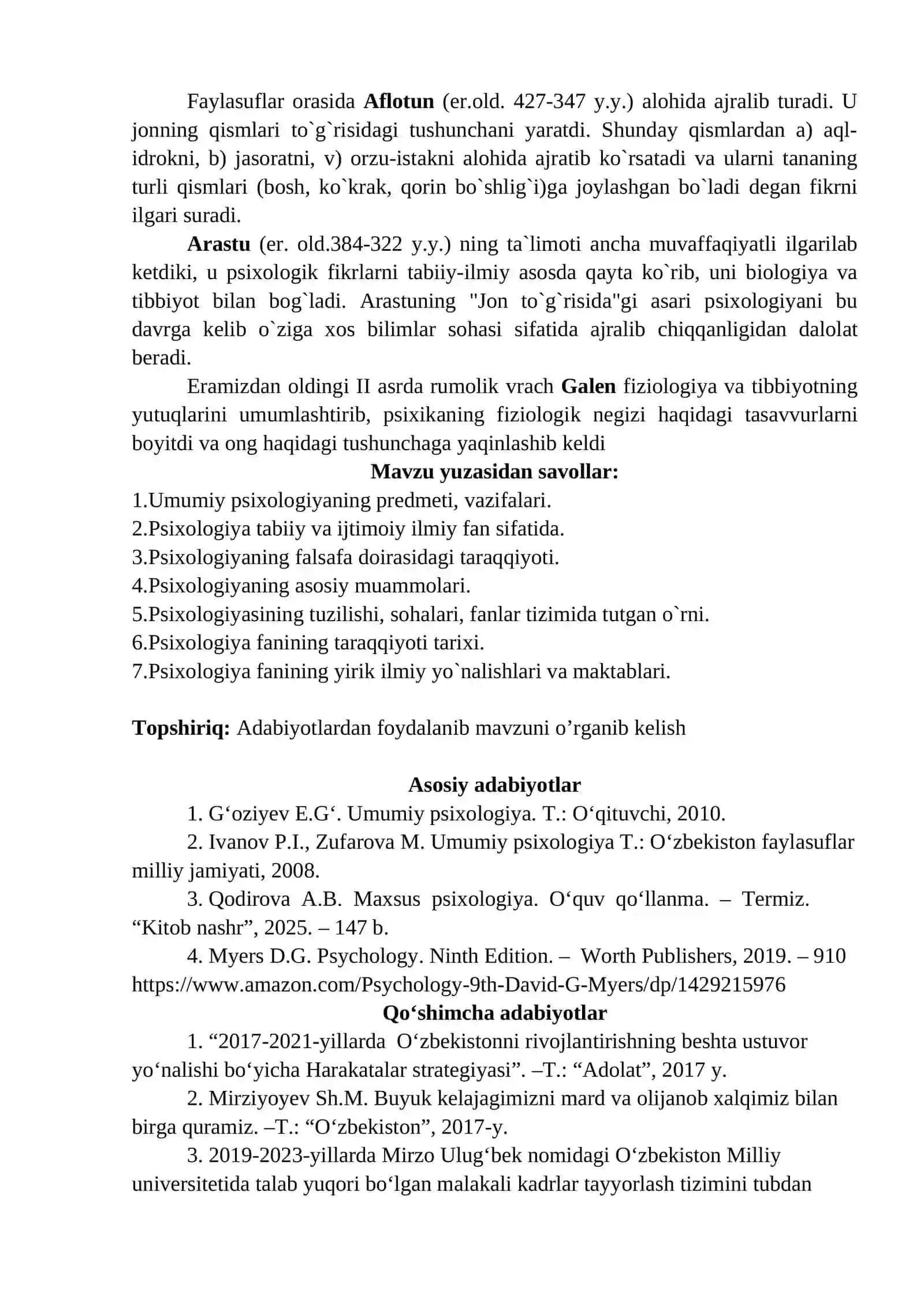 Psixologiya fanining predmeti va tadqiqot metodlari 2