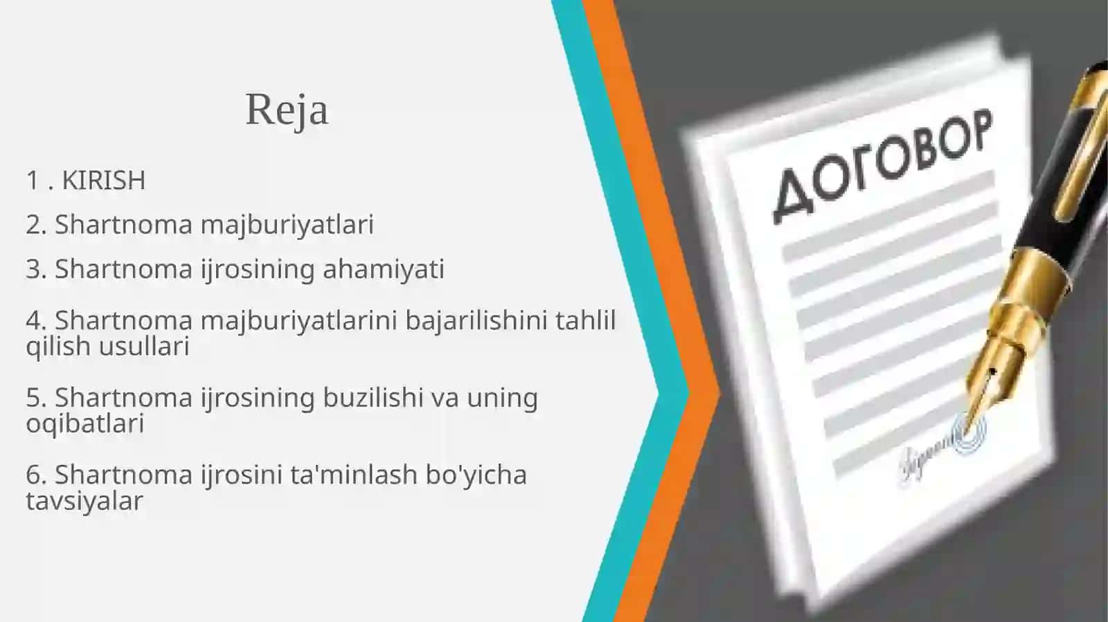 Mahsulotlarni sotish boʼyicha shartnoma majburiyatlarining bajarilishini tahlili 2