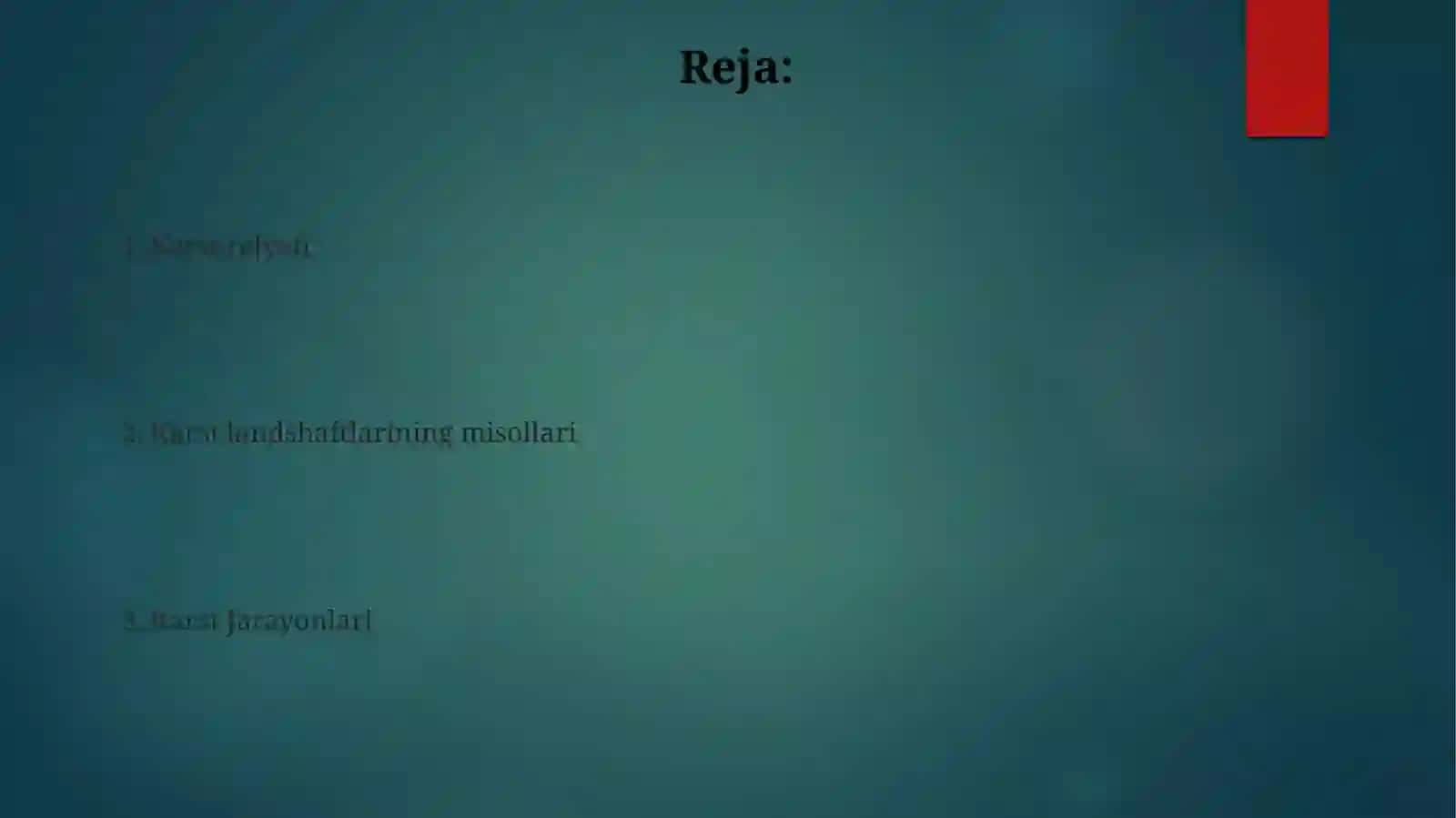 Karst jarayonlar va karst relyefiga tarif berish 2