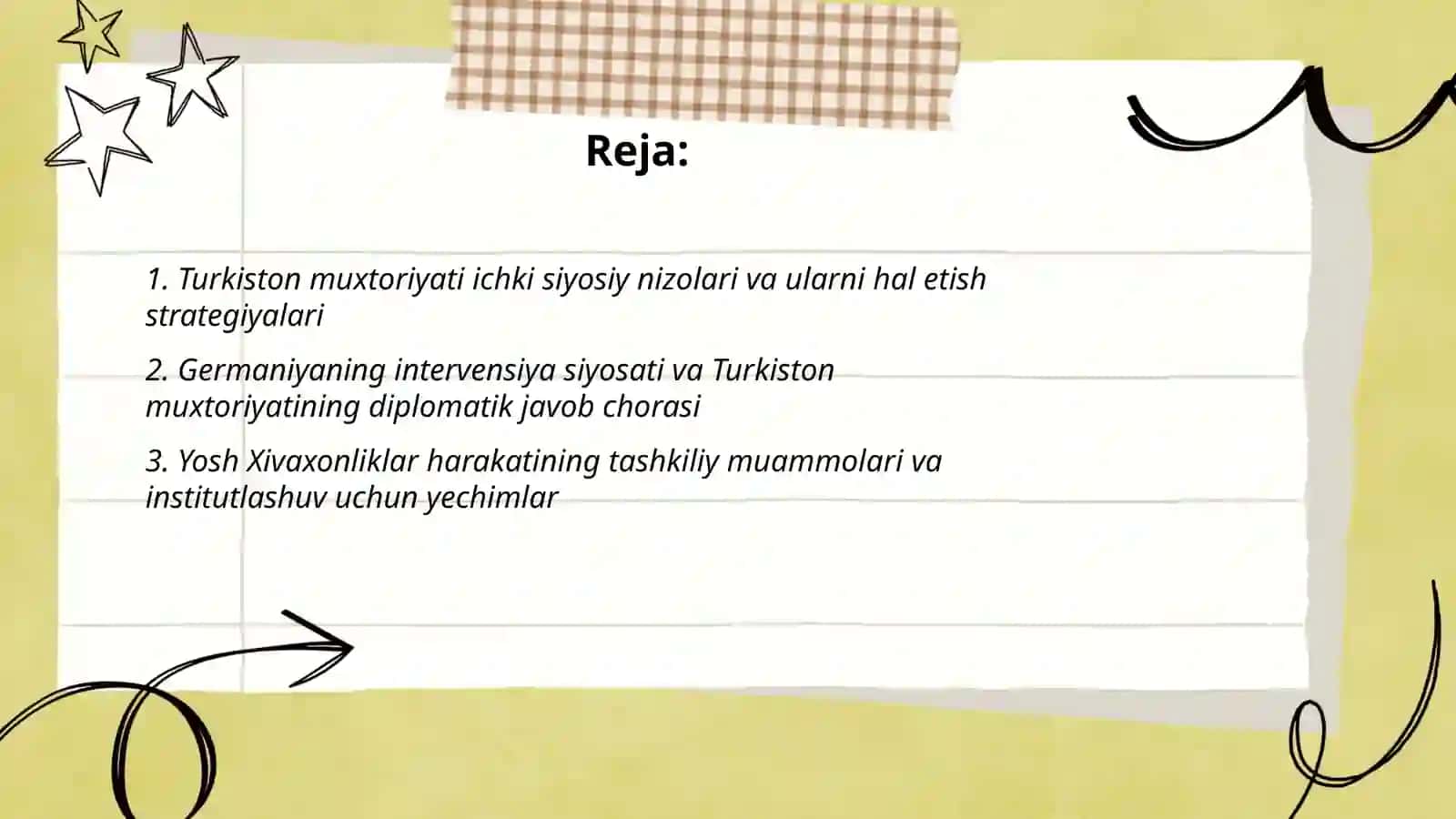 Turkiston muxtoriyati, Germaniya va Yosh Xivaxonliklar (jahon urushlari oralig‘idagi siyosiy hayot) 2