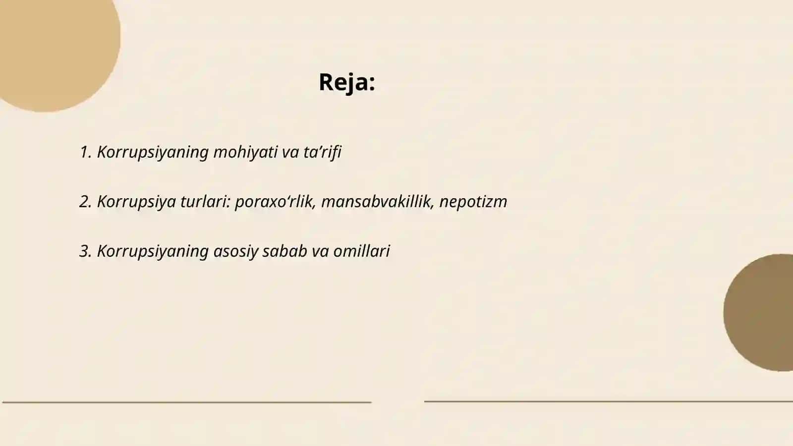 Korrupsiya mohiyati va uning oqibatlari 2
