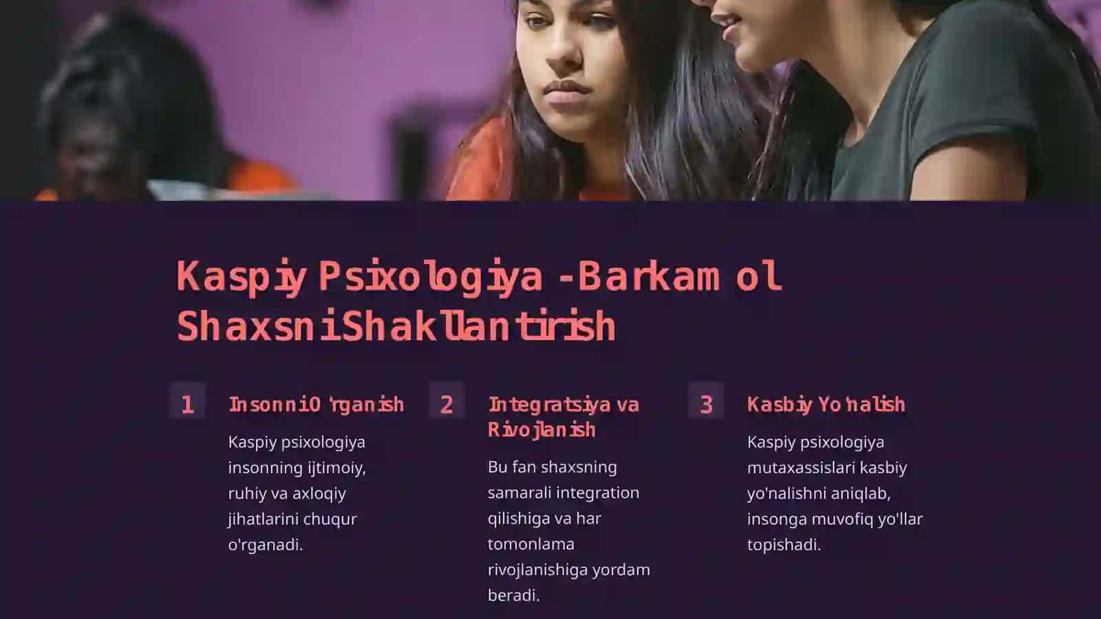 Kaspiy Psixologiya: Maqsad va Vazifalari 2