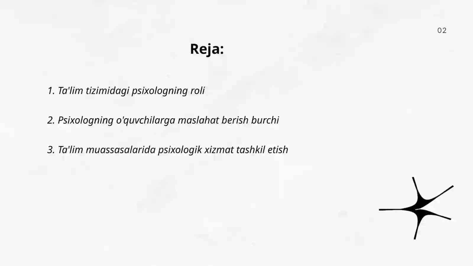 Ta'lim sohasidagi psixologning burchi va majburiyatlari 2