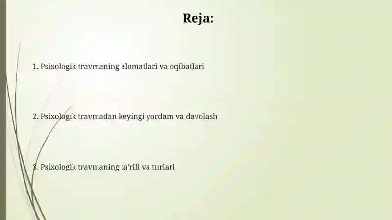 Psixologik travma 2