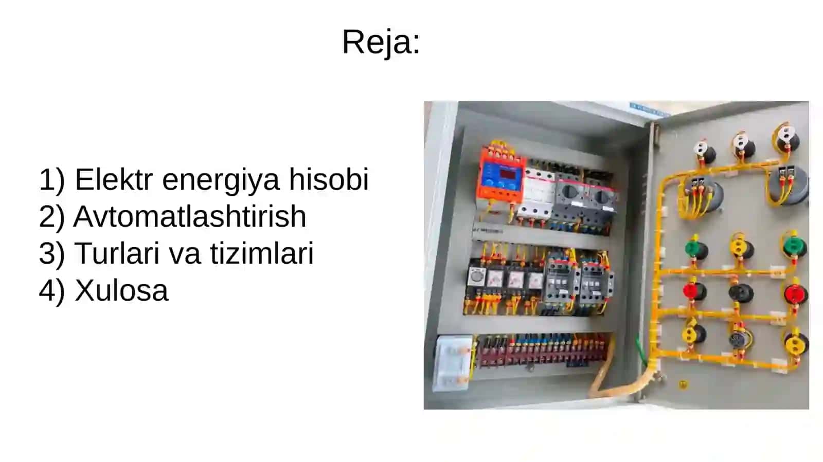 Elektr energiyasini nazorati va hisobini avtomatlashtirilgan tizimini joriy qilish 2
