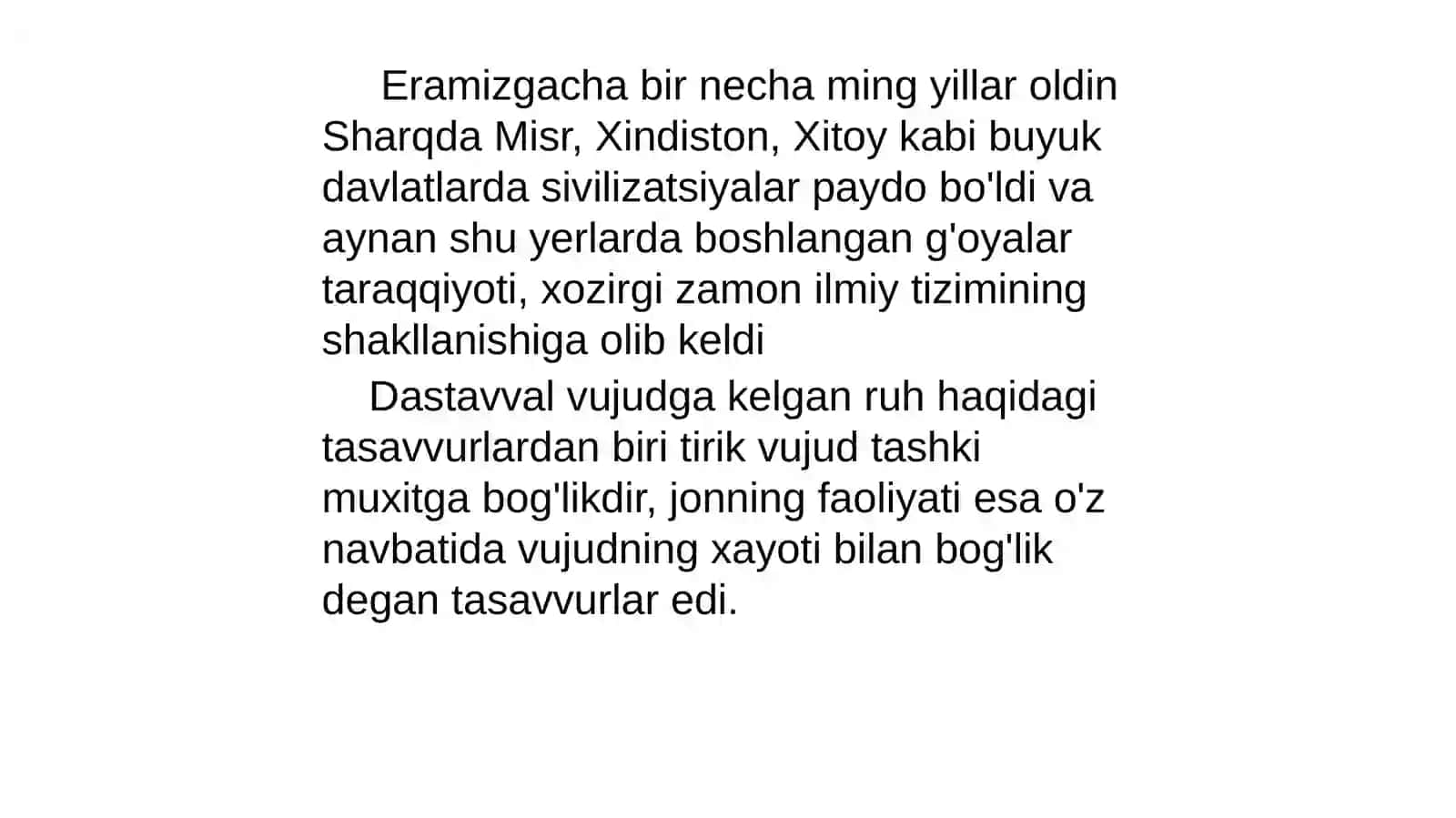 Qadimgi Sharqda psixologik qarashlarning paydo bo‘lishi 2