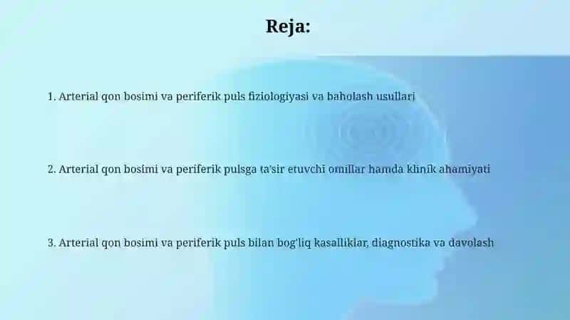 Arterial qon basimi va periferik puls tavsifi 2