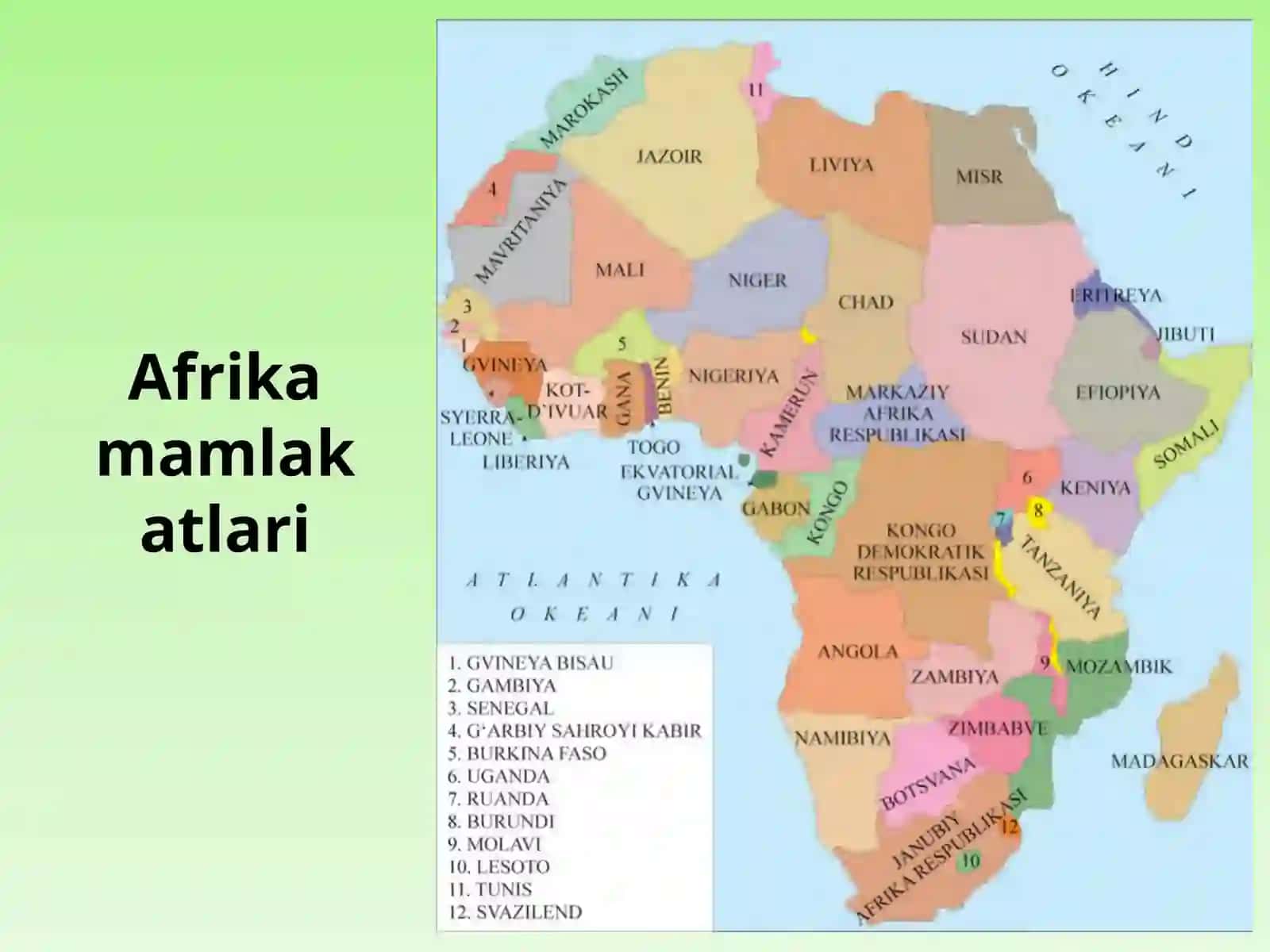 1946-1991-yillarda Afrika mamlakatlari 2
